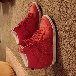 Nike Dunk Sky High size 7 wedge sneakers